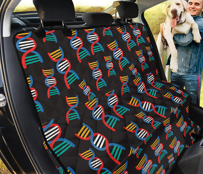 DNA Strands Pattern Print Pet Car Back Seat Cover