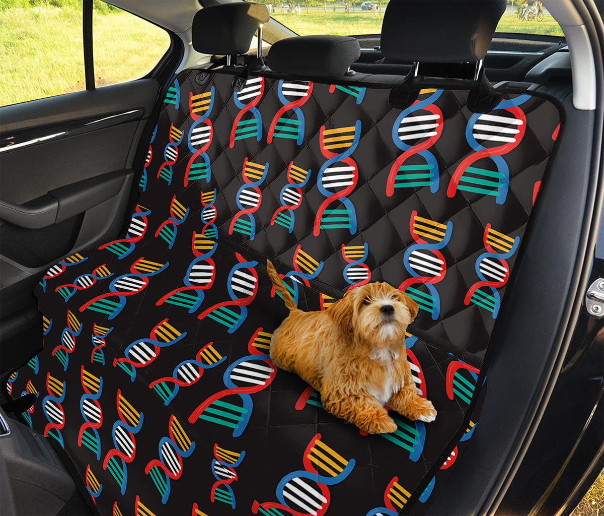 DNA Strands Pattern Print Pet Car Back Seat Cover