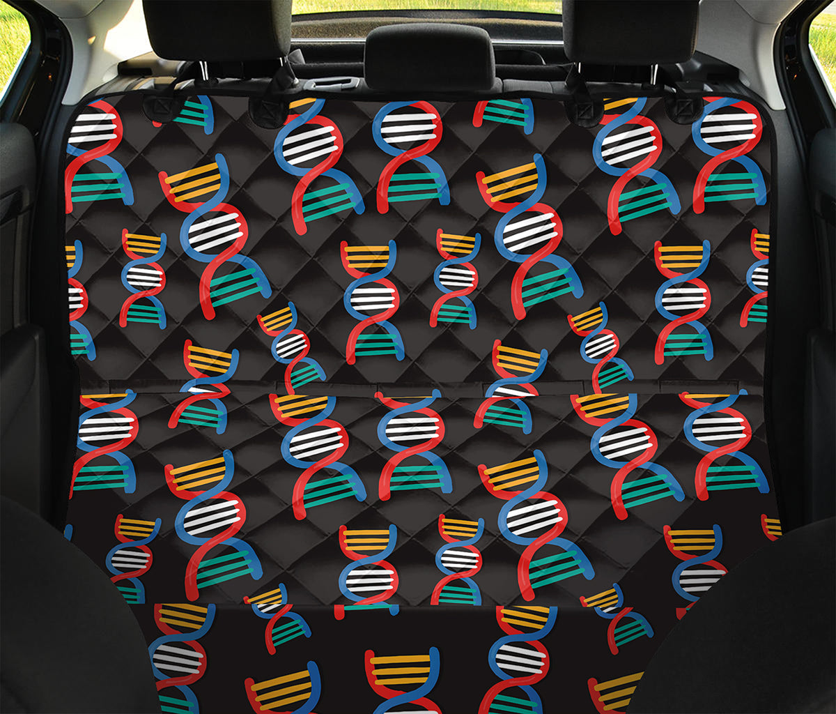DNA Strands Pattern Print Pet Car Back Seat Cover