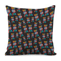 DNA Strands Pattern Print Pillow Cover