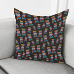 DNA Strands Pattern Print Pillow Cover