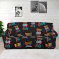 DNA Strands Pattern Print Sofa Cover
