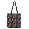 DNA Strands Pattern Print Tote Bag