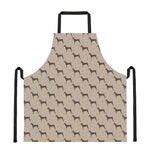Doberman Pinscher Pattern Print Apron