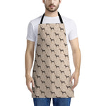 Doberman Pinscher Pattern Print Apron