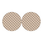 Doberman Pinscher Pattern Print Car Coasters