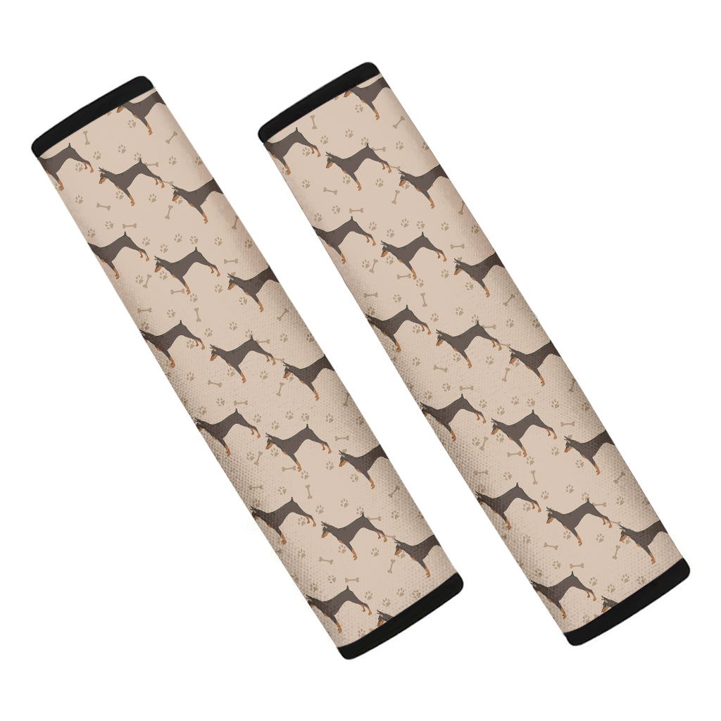 Doberman Pinscher Pattern Print Car Seat Belt Covers