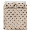 Doberman Pinscher Pattern Print Duvet Cover Bedding Set