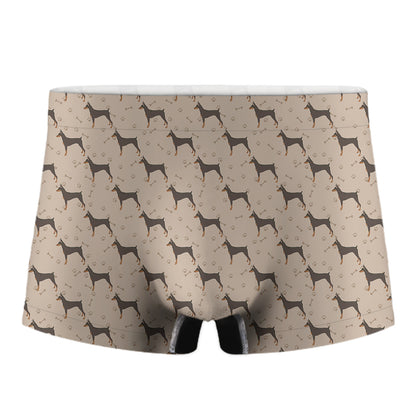 Doberman Pinscher Pattern Print Men's Boxer Briefs