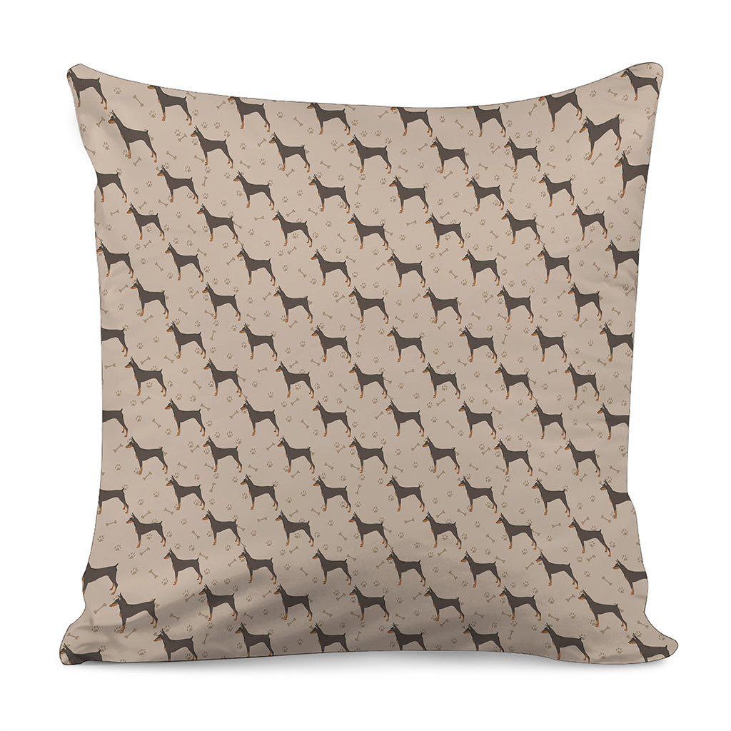 Doberman Pinscher Pattern Print Pillow Cover