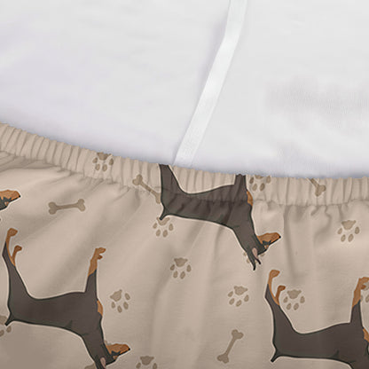 Doberman Pinscher Pattern Print Sofa Cover