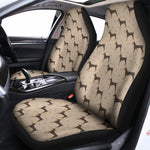 Doberman Pinscher Pattern Print Universal Fit Car Seat Covers
