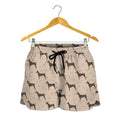 Doberman Pinscher Pattern Print Women's Shorts