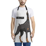 Doberman Pinscher Print Apron