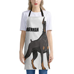 Doberman Pinscher Print Apron