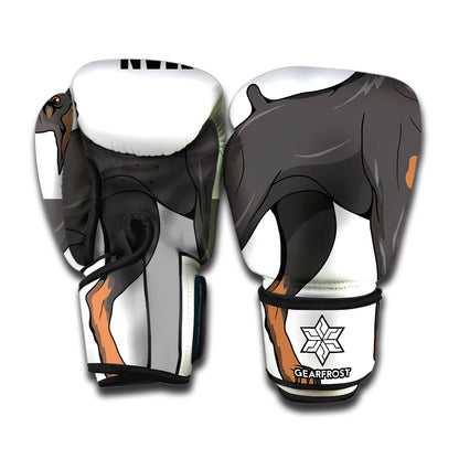 Doberman Pinscher Print Boxing Gloves