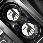 Doberman Pinscher Print Car Coasters