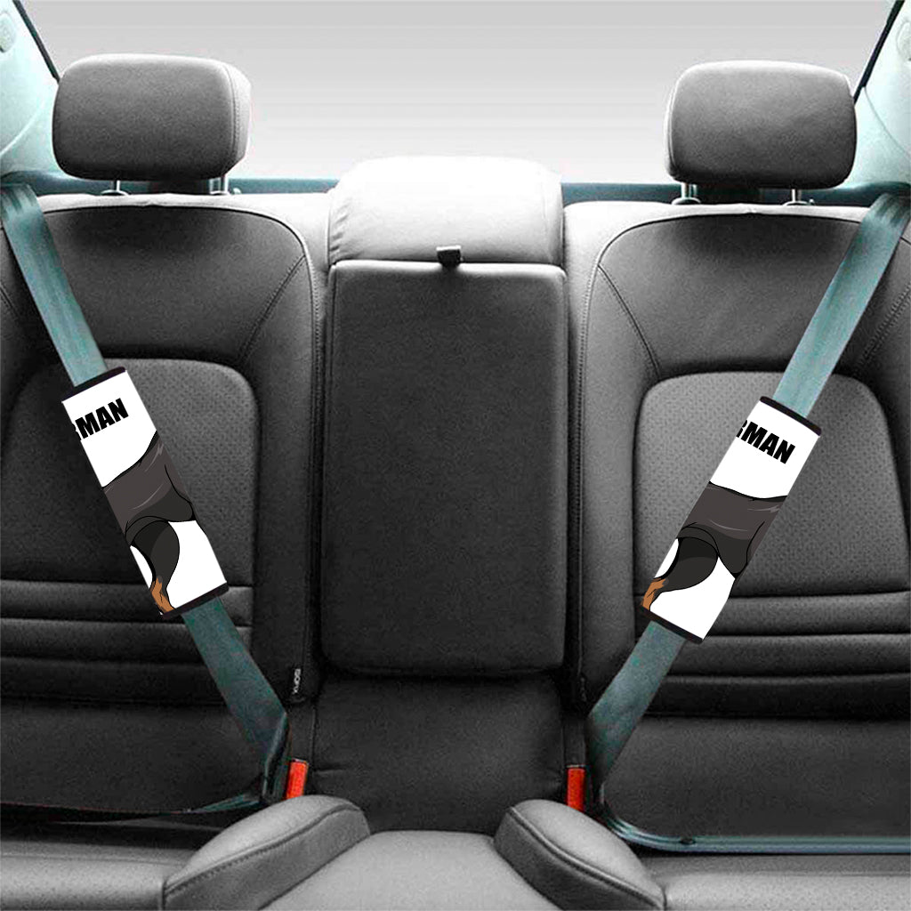 Doberman Pinscher Print Car Seat Belt Covers