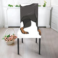 Doberman Pinscher Print Dining Chair Slipcover