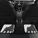 Doberman Pinscher Print Front and Back Car Floor Mats