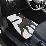 Doberman Pinscher Print Front and Back Car Floor Mats