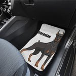 Doberman Pinscher Print Front and Back Car Floor Mats