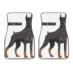Doberman Pinscher Print Front Car Floor Mats