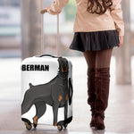 Doberman Pinscher Print Luggage Cover