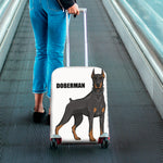 Doberman Pinscher Print Luggage Cover