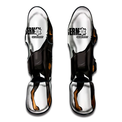Doberman Pinscher Print Muay Thai Shin Guard
