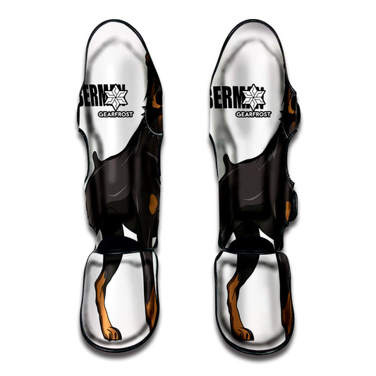 Doberman Pinscher Print Muay Thai Shin Guard