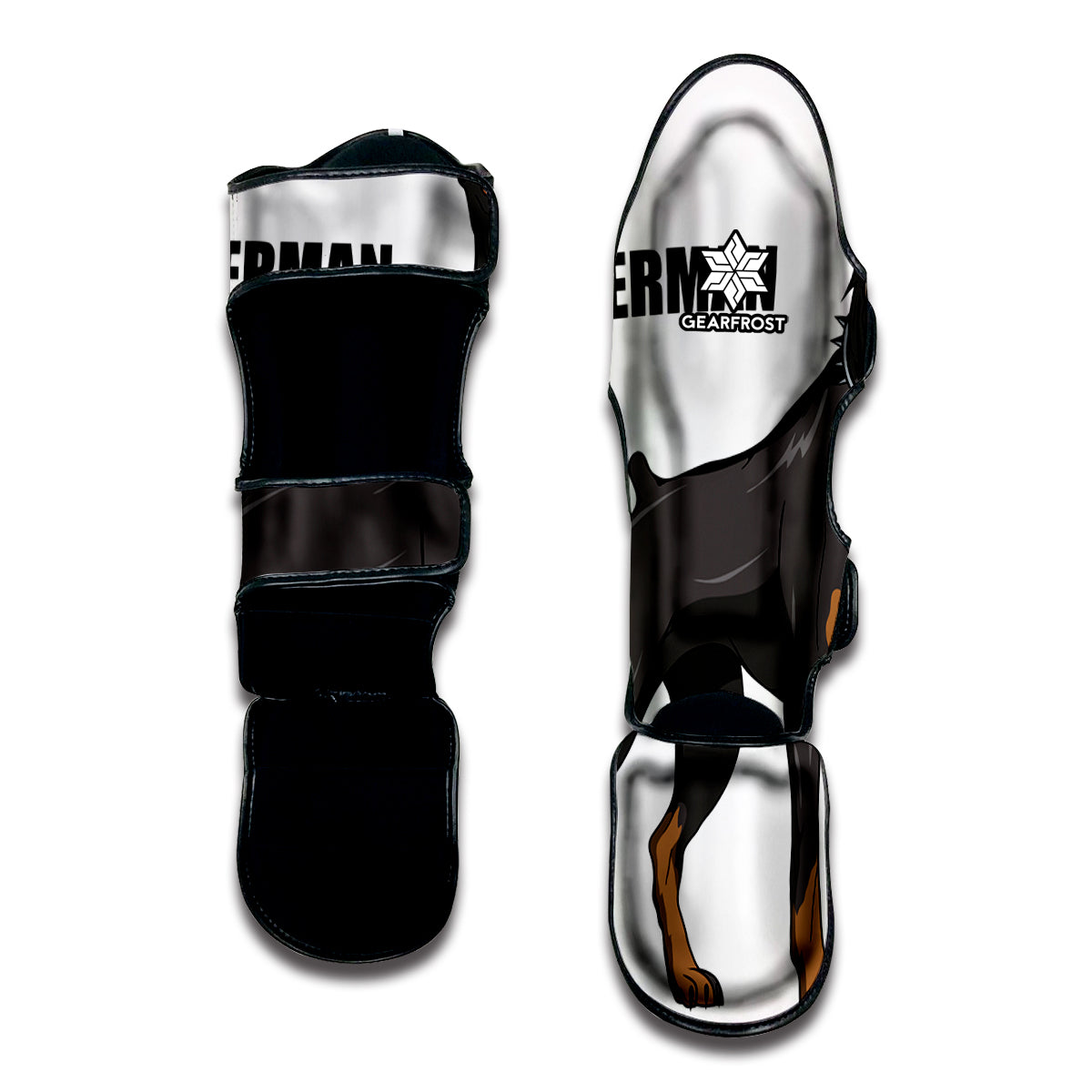 Doberman Pinscher Print Muay Thai Shin Guard