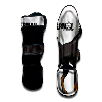 Doberman Pinscher Print Muay Thai Shin Guard