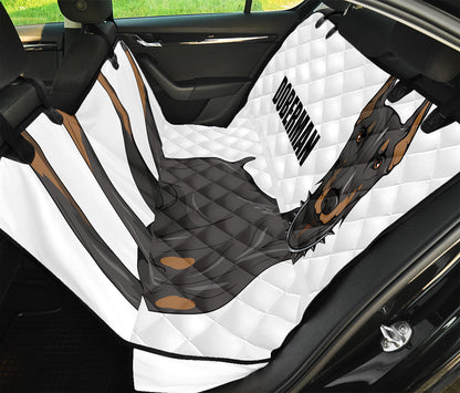 Doberman Pinscher Print Pet Car Back Seat Cover