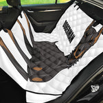 Doberman Pinscher Print Pet Car Back Seat Cover