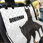Doberman Pinscher Print Pet Car Back Seat Cover