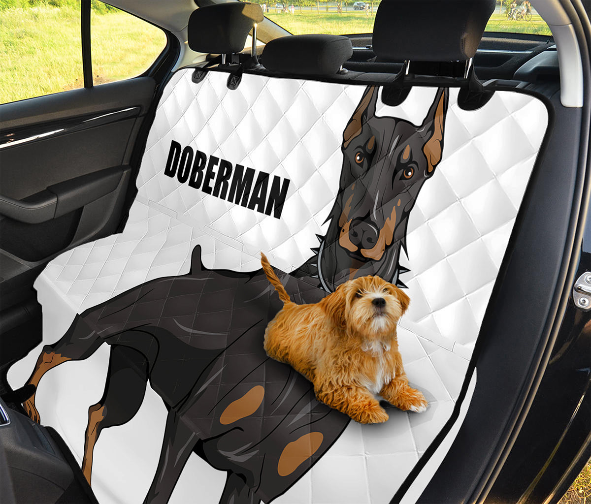 Doberman Pinscher Print Pet Car Back Seat Cover