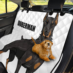 Doberman Pinscher Print Pet Car Back Seat Cover