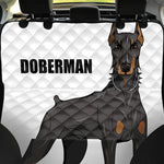 Doberman Pinscher Print Pet Car Back Seat Cover