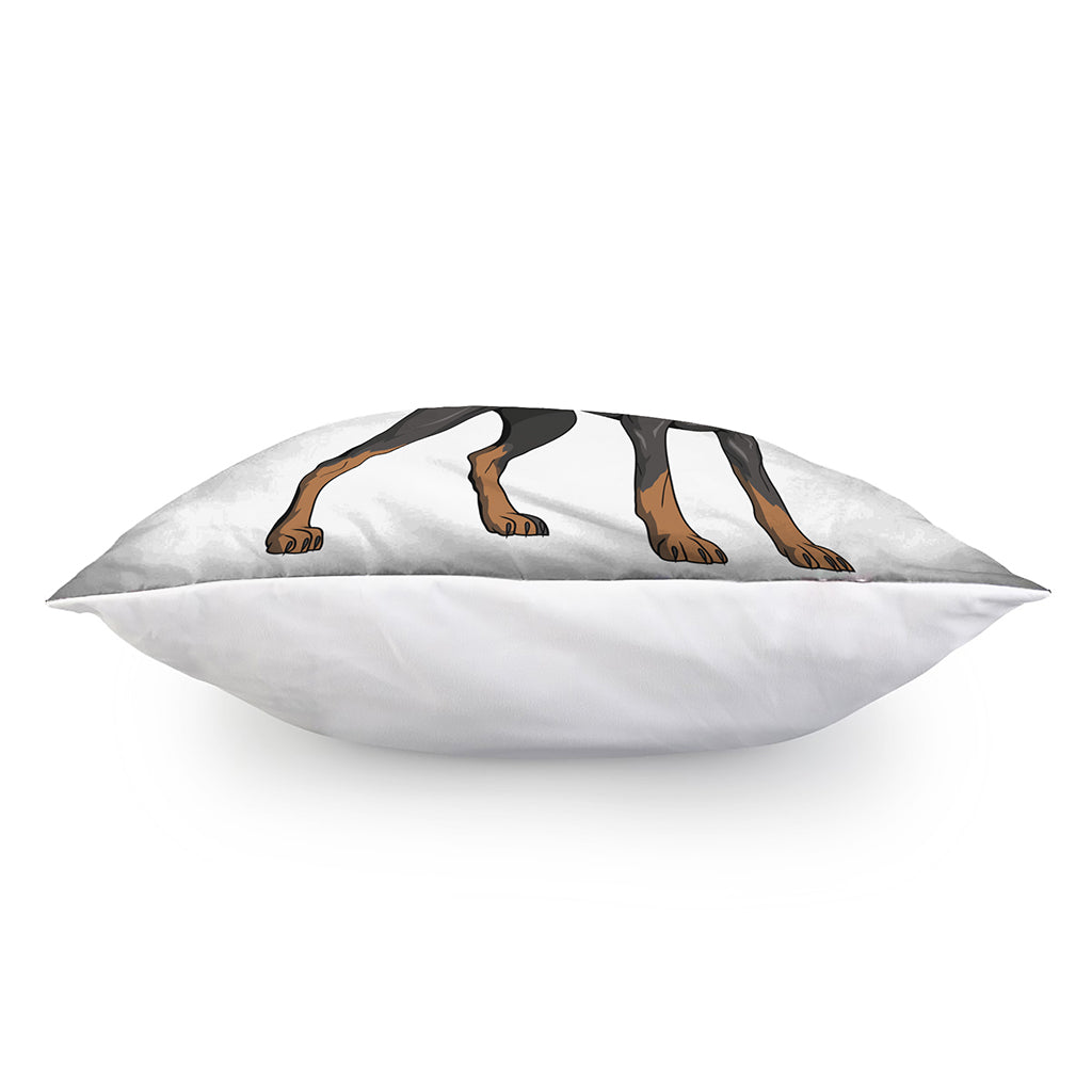 Doberman Pinscher Print Pillow Cover
