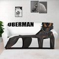 Doberman Pinscher Print Sofa Cover