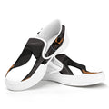 Doberman Pinscher Print White Slip On Sneakers
