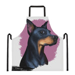 Dobermann Portrait Print Apron