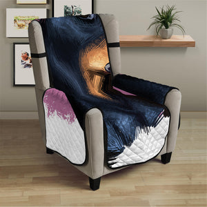 Dobermann Portrait Print Armchair Protector