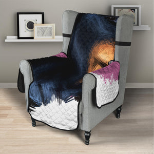 Dobermann Portrait Print Armchair Protector