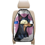 Dobermann Portrait Print Car Seat Organizers