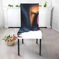 Dobermann Portrait Print Dining Chair Slipcover