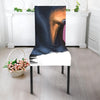 Dobermann Portrait Print Dining Chair Slipcover