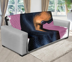 Dobermann Portrait Print Futon Protector