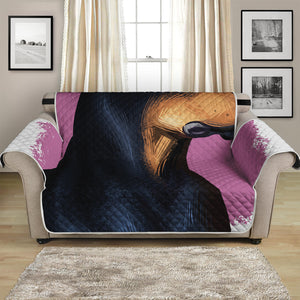 Dobermann Portrait Print Loveseat Protector